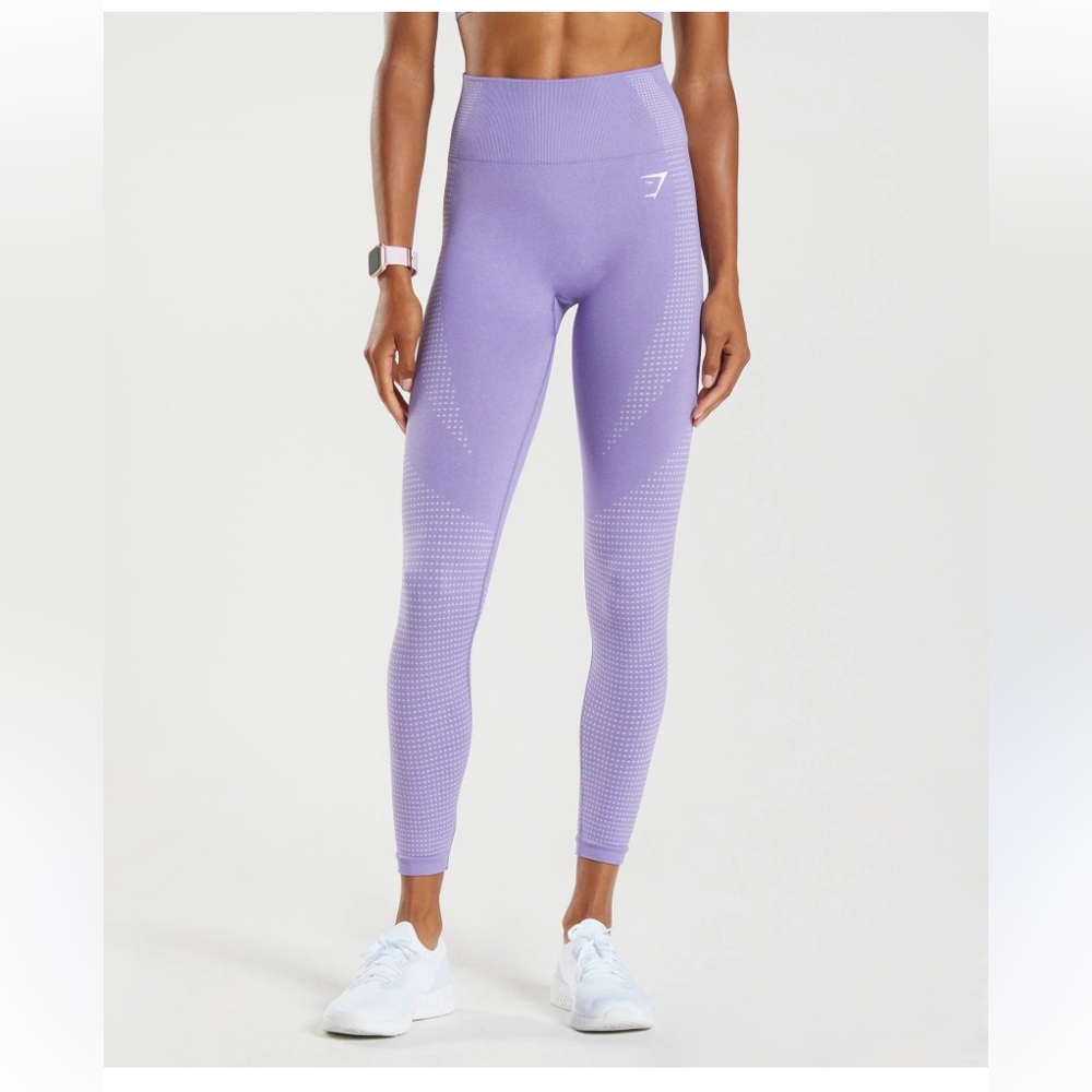 Gymshark Vital Regular Leggings -Digital Violet Marl size large